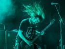 Zábr z festivalu Brutal Assault 2017. Na snímku kapela Emperor