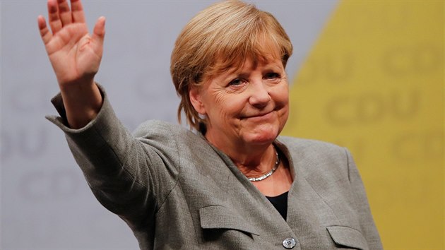 Nmeck kanclka Angela Merkelov zahjila kampa ped zijovmi parlamentnmi volbami (12. srpna 2017).