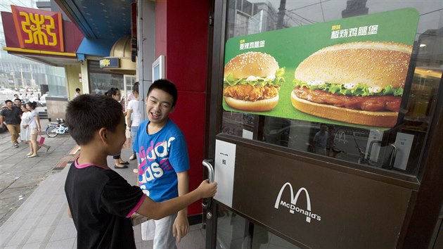 Restaurace McDonalds v nskm Pekingu