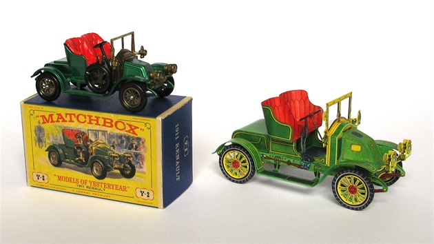 Vystihovnka autoveternu Renault 1911 vyla ve 13. ronku ABC v roce 1969. Autoi Richard Vykovsk a Pavel Blecha vychzeli z angliku Matchbox (stavba modelu: Stanislav Fajkus).