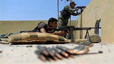 Bojovníci SDF v Rakká (14. srpna 2017)
