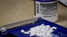 Léky proti bolesti na bázi opioidů v lékárně v Ohiu (20. června 2017)