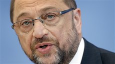 Pedseda nmecké sociální demokracie a kandidát na kanclée Martin Schulz.