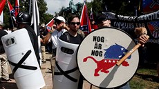 V Charlottesville ádili bílí extremisté (12. srpna 2017).