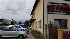 Dm v Lázních Blohrad, kde se stala trojnásobná vrada (13. srpna 2017).