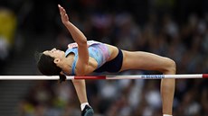 Maria Lasickeneová b�hem vý�ka�ského finále.