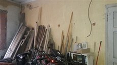 Prostor v rodinném dom� zatím majitelé pou�ívají jako sklad.