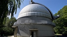 Dalekohled se nachází se v Ondejov u Prahy v areálu observatoe...