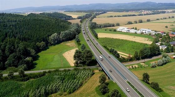 Plánovaná trasa dálnice D49 Fryšták - Lípa I. a II. etapa