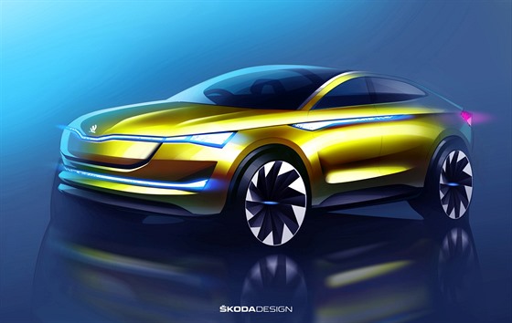Studie Škoda Vision E se na autosalonu ve Frankfurtu představí v upravené...