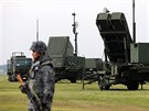 Japontí vojáci cvií rozmístní protiraketových systém Patriot (29. srpna...