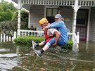 Texas zasáhla tropická boue a povodn (27. srpna 2017).