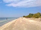 Nedohledná plá� táhnoucí se mezi Sfântu Gheorghe a Sulinou