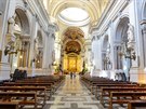 Interiér katedrály. Zde jsou pohbeni nejvýznamnjí vládci Sicílie, mimo jiné...