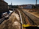 Rekonstrukce praského Negrelliho viaduktu (29. srpna 2017)