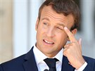 Francouzský prezident Emmanuel Macron. (25. srpna 2017)