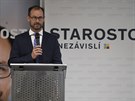 Volební lídr STAN Jan Farský, který vede kandidátku v Praze