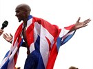 Mo Farah se louil s Diamantovou ligou v Birminghamu.