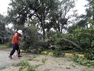 Obané texaského Missouri City se vypoádávají s následky hurikánu Harvey (26....