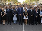 Protest proti terorismu se v Barcelon zúastnil spolu s premiérem Marianem...
