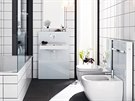 Sanitární modul Geberit Monolith pro WC se perfektn hodí jak do malých, tak i...