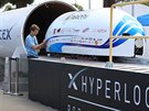 Pepravní kapsle pro systém Hyperloop od týmu Paradigm