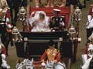 Královská svatba - britský princ Charles a Diana Spencerová se vzali 29....