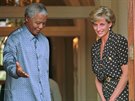 Nelson Mandela a princezna Diana (Kapské Msto, 17. bezna 1997)