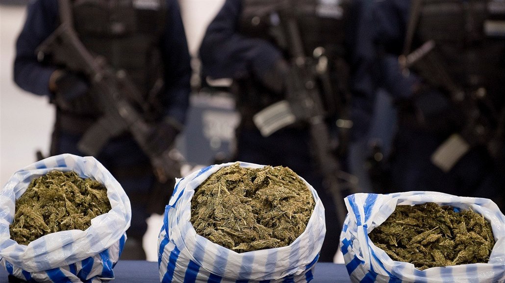 Marihuana zabavená kartelu Independiente de Acapulco. Mexi�tí mafiáni p�i...