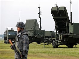 Japont vojci cvi rozmstn protiraketovch systm Patriot (29. srpna...