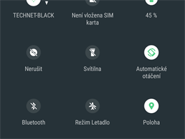 Uivatelsk prosted telefonu Leagoo T5