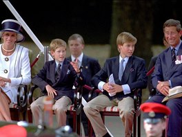Princezna Diana, princ Harry, princ William a princ Charles (Londýn, 19. srpna...