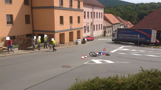 Tragick nehoda se stala na kiovatce v centru Husince na Prachaticku.