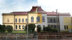 Historická budova ZŠ v Kamenných Žehrovicích na Kladensku před rekonstrukcí...