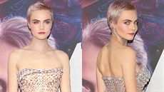 Modelka a hereka Cara Delevingne v atech, které Ralton vytvoil.