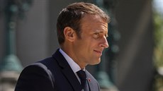 Francouzský prezident Emmanuel Macron pijel do Bukureti za rumunským...