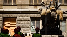 V Národním muzeu nainstalovali restaurovaný originál sousoí Géni. (23.8.2017)