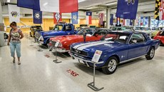 Výstava amerických vozů potrvá do začátku září.