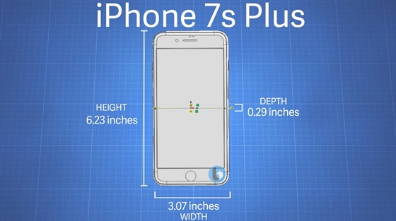 Rozmry iPhonu 7s Plus