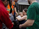 V Houstonu po boui Harvey petekla hráz pehrady Addicks (29. srpna 2017)