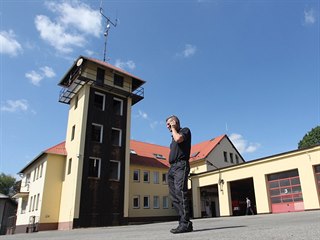 V havlíčkobrodské ulici Žižkova původně byla zbrojnice dobrovolných hasičů....