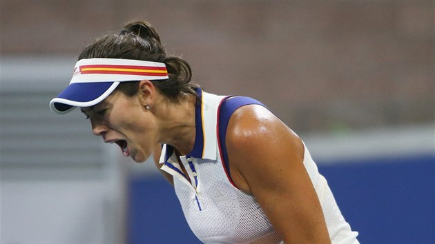 Garbine Muguruzaov ve druhm kole US Open.