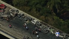Sráka ticetiesti aut v brazilském Sao Paulu