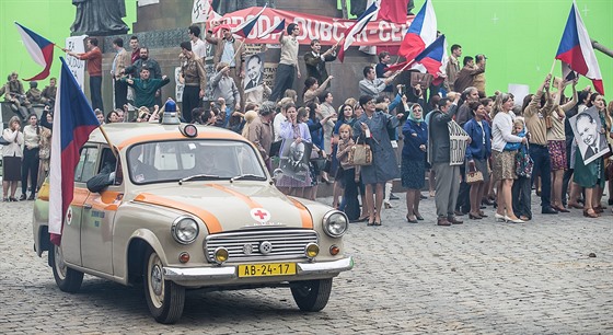 Film Jan Palach se natáel na pardubickém Perntýnském námstí. 