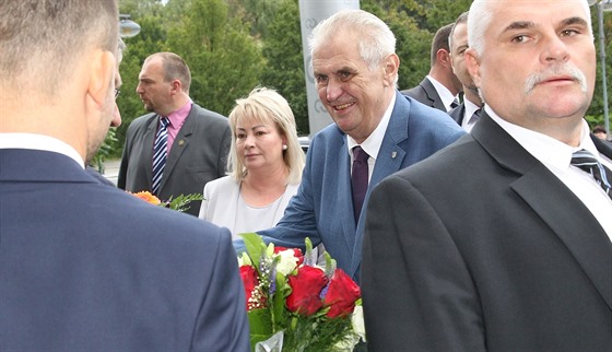 Prezident Milo Zeman na jae znovu navtíví Moravskoslezský kraj. 