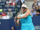 Americká tenistka Coco Vandewegheová ve tvrtfinále US Open proti Karolín...
