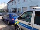 Na sluebn mstsk policie v eskch Budjovicch spchal zejm sebevradu...