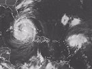 Aktuální poloha hurikán Irma a José v 8:15 stedoevropského letního asu (9....