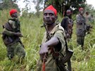 SPLA-IO (SPLA-In Opposition) rebels stand after an assault on government SPLA...