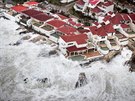 Ostrov Svatý Martin zpustoil hurikán Irma. (6. záí 2017)